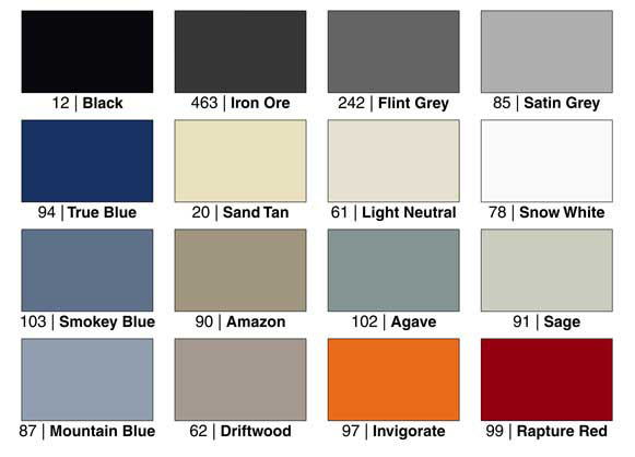 casework color palette