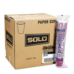 SOLO® cup company paper hot drink cups in Bistro™ design