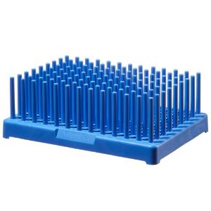 Polypropylene-filled test tube peg racks