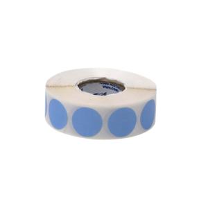 Dot labels, blue