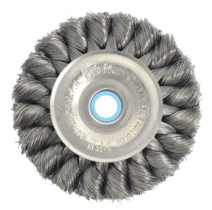 Weiler® Wide-Face Standard Twist Knot Wire Wheel, ORS Nasco