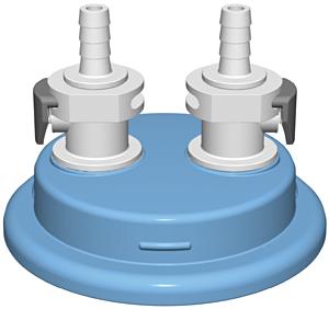 Adapter Insert, Versatile Cap 80, 1/4 HB x 2, Quick Connects