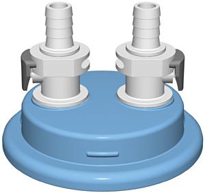 Adapter Insert, Versatile Cap 80, 3/8 HB x 2, Quick Connects