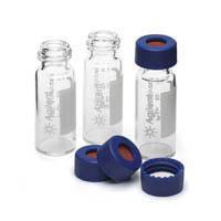 Screw top vial kit, MS analyzed, with write on spot