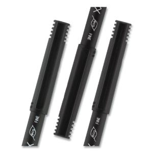 Uni-ball onyx stick roller ball pen, black ink, fine