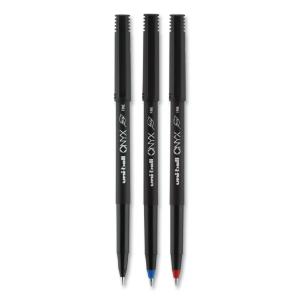 Uni-ball onyx stick roller ball pen, black ink, fine