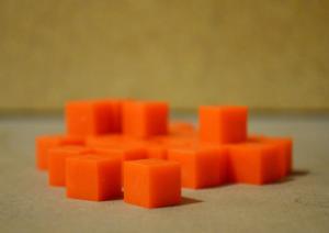 Unit Cube Base Ten Orange Stand