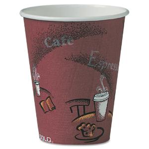 SOLO® Cup Company Paper Hot Drink Cups in Bistro™ Design, Essendant