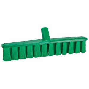 Broom ust soft 16" pp/pbt green