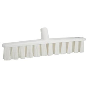 Broom ust soft 16" pp/pbt white