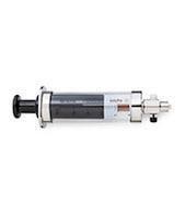 Syringe, 25 ml, PTFE luer lock P-B valve