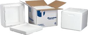 Insulated Shippers, Expanded Polystyrene (EPS), Foam Only and with Corrugate