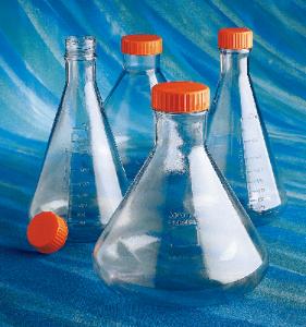 Corning® Polycarbonate Erlenmeyer Flasks with Screw Caps