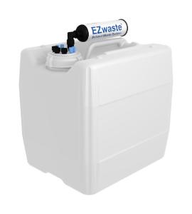 EZwaste® UN/DOT 13.5 L Closed System for HPLC Solvent Waste, HDPE Disposable Container, Foxx Life Sciences