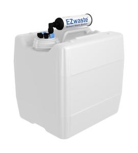 EZwaste® UN/DOT 13.5 L Closed System for HPLC Solvent Waste, HDPE Disposable Container, Foxx Life Sciences