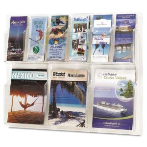 Safco® Reveal Clear Literature Displays