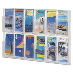 Safco® Reveal Clear Literature Displays