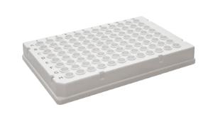 Plate PCR 96W rigid frame WHT SK LP PK50