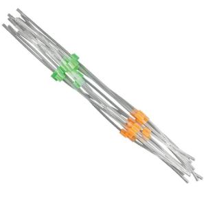 Standard PVC MP2 two-stop peristaltic pump tubing, 0.38 mm I.D., orange/green, Pkg. 12