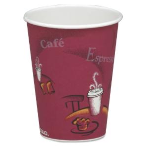 SOLO® Cup Company Paper Hot Drink Cups in Bistro™ Design, Essendant