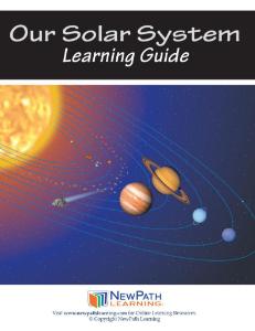 Guide, solar system W online lesson