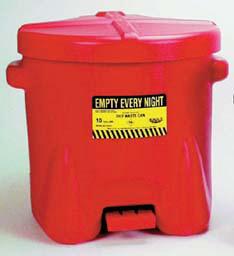 Oily Waste Cans, Polyethylene, Eagle Manufacturing