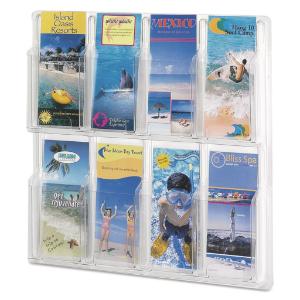 Safco® Reveal Clear Literature Displays