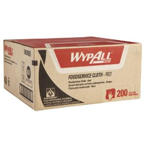 WypAll foodservice cloth - red boxed