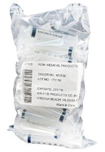 Mini-bulk, Non sterile Syringes