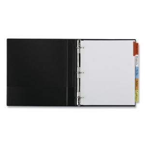 Avery worksaver big tab extrawide dividers w/five multcolor tabs, 9×11, white