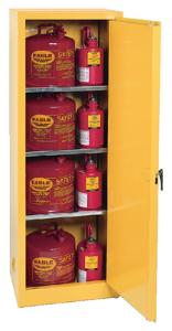 Space-Saver Flammable Liquids Storage Cabinets, Vertical, Eagle Manufacturing