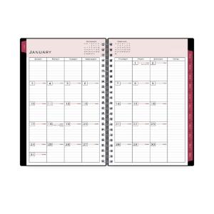 Planner, Weekly/Monthly, Classic Red