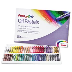 Pentel® Oil Pastel Set With Carrying Case