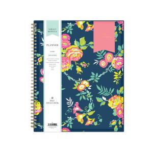 Planner, Day Designer CYO Weekly/Monthly, Navy/Floral, 2021