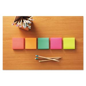 Post-it 3×3, five neon colors, 5 100 sheet pads/pack