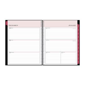 Planner, Weekly/Monthly, Classic Red