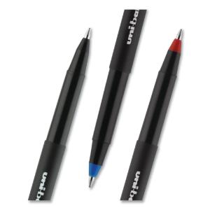 Uni-ball onyx stick roller ball pen, black ink, fine