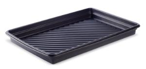 Tray black pig utility