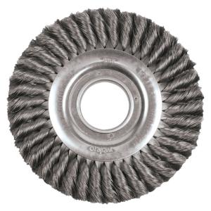 Weiler® Wide-Face Standard Twist Knot Wire Wheel, ORS Nasco