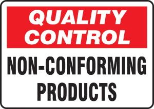 Sign qulity control