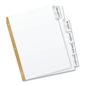 Big tab paper dividers