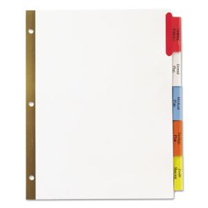 Big tab paper dividers