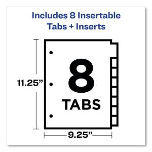 Extra-wide dividers for use with top-loading sheet protectors