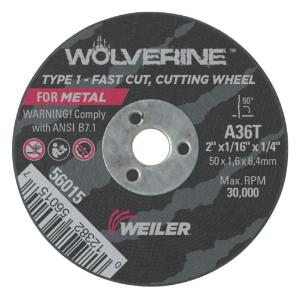 Wolverine Thin Cutting Wheels, Weiler