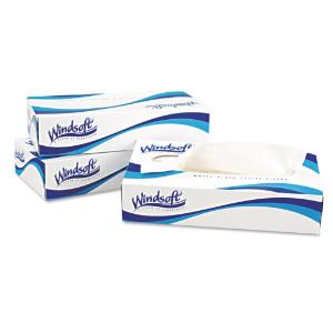 Windsoft® White Facial Tissue