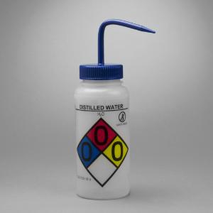 VWR® Wash Bottles, Right-to-Know, Safety-Vented, with GHS Labeling