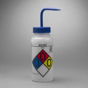 VWR® Wash Bottles, Right-to-Know, Safety-Vented, with GHS Labeling