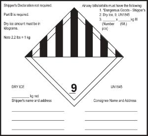 Labels 'Hazard and Handling', Sonoco