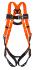 Miller Titan™ II Harness, with Back D Ring, Tongue Buckle Leg Straps