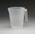 Graduated measuring beaker, sterilizable, bulk packed